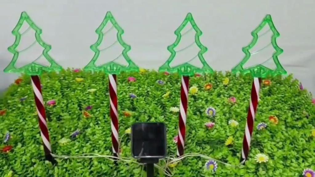 Рождественская елка, газон, напольные светильники, рождественская атмосфера, подключаемый садовый, газонный, дворовый, тротуарный декор, рождественские уличные украшения, подарки