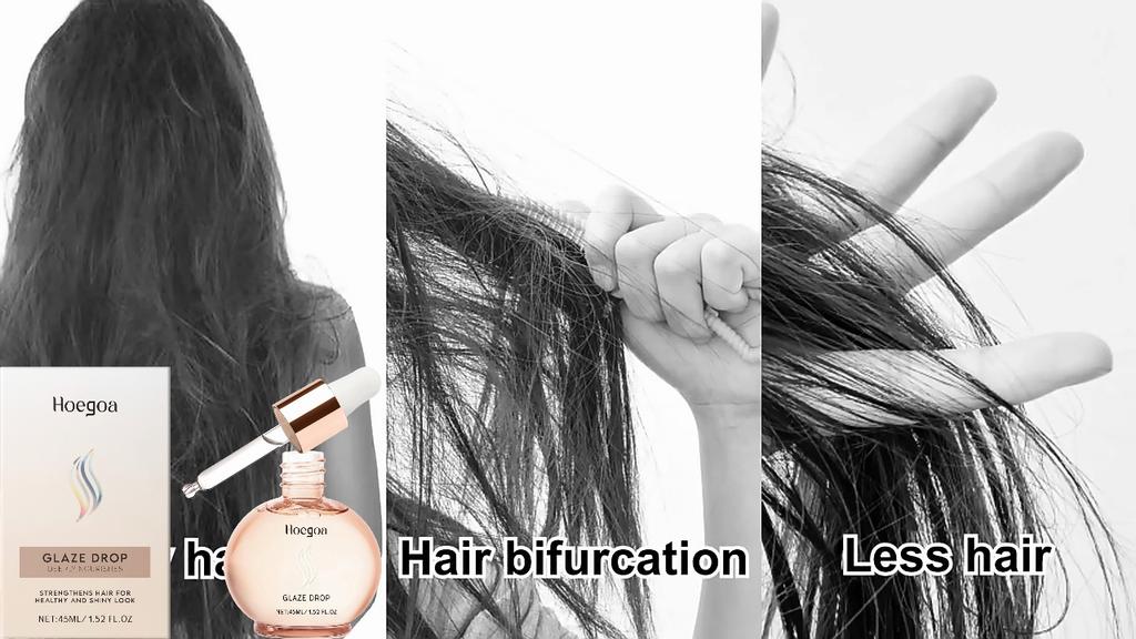 Hoegoa Hair Care Oil Nourishing Smoothing Hair Natural Shine Volume Improve Hair Frizz Hair Care Oil