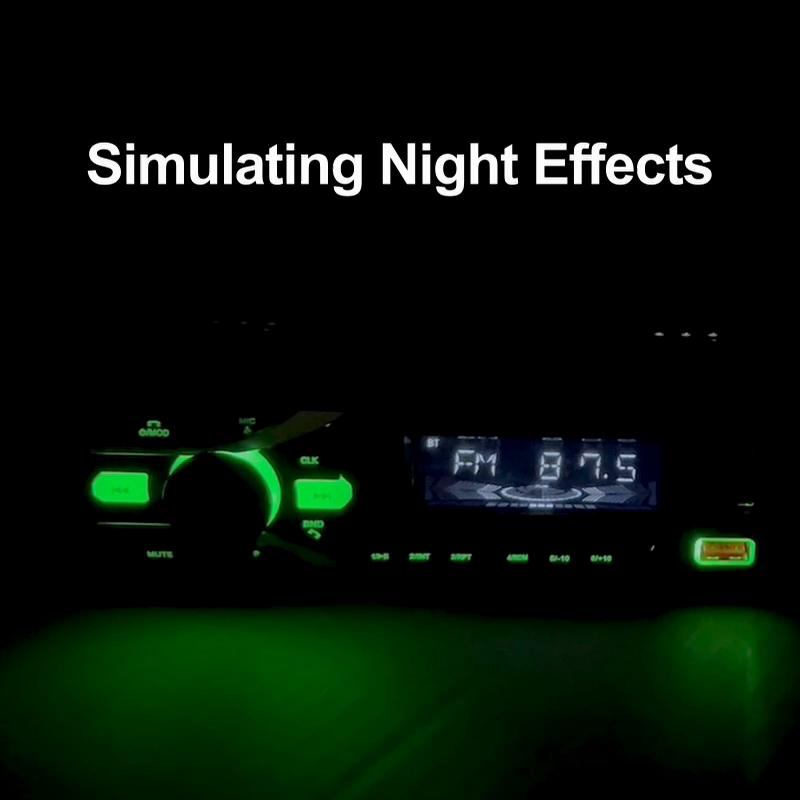 Автомобильное стерео радио Hippcron 1Din Bluetooth 12V FM ISO Power Aux Вход SD USB