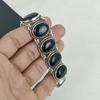 Dainy Black Onyx Gemstone Handmade 925 Sterling Silver Bracelet, Black Onyx Bracelet For Wife, Unisex Bracelet, Wadding Gift