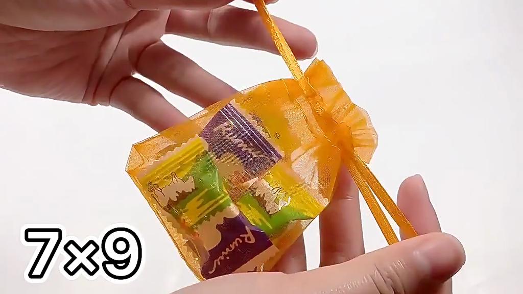 Сетчатый подарочный пакет Спасибо Мешочек для хранения украшений Упаковочный мешок Конфеты Вечеринка Мешочек на завязках