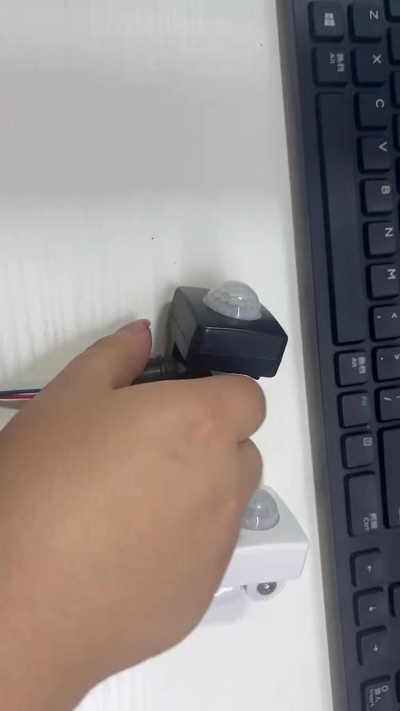 85-265 В IP65 Датчик движения Регулируемый PIR-переключатель Ультратонкий светодиодный прожектор PIR Водонепроницаемый Открытый датчик движения Детектор