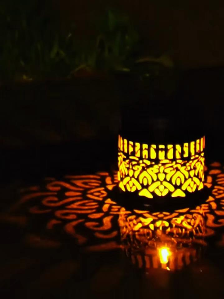 Уличные солнечные железные настенные светильники LED, проекционный бра в виде цветка дурмана, водонепроницаемая декоративная атмосферообразующая лампа для сада, вечеринки, патио, двора