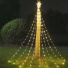 Usb Waterproof String Light Solar Christmas Decorations 3M/2M Led Waterfall Tree Fairy  8 Modes Camping Holiday Lights