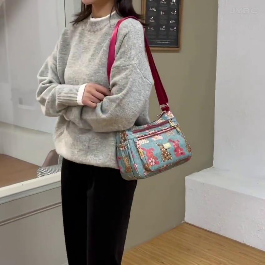 Модная женская сумка через плечо с цветочным узором, новая женская дорожная сумка, кожаные женские сумки высокого качества Bolso Mujer