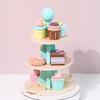 Educational Wooden Play Food Storage Rack For Children With Realistic Kitchen Role Play And Fine Motor Skills Development