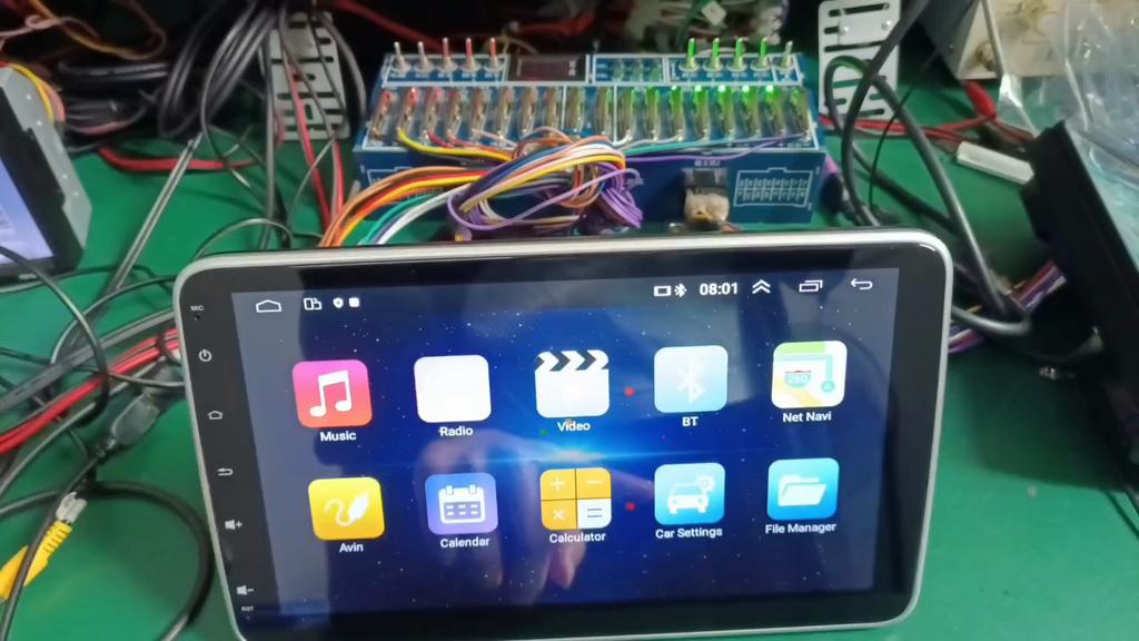 Reakosound Android 11 Универсальный автомобильный радиоприемник 1 Din 9-дюймовый поворотный на 360 градусов CarPlay GPS Bluetooth-плеер Видео Автомобильный мультимедийный плеер