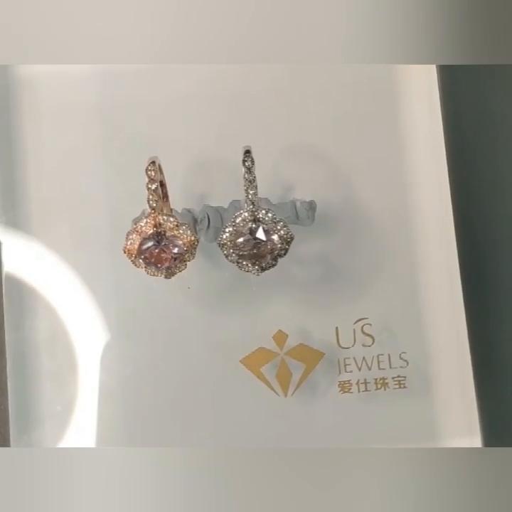 S925 Sterling Silver Luxury Fashion Morganite Ring For Women Personalized Valentine's Day Gift