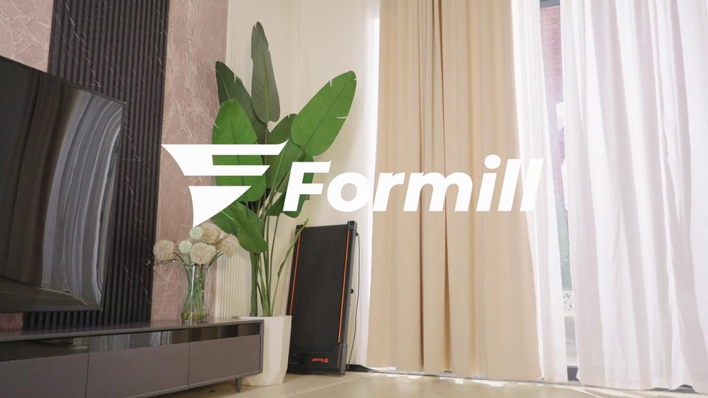 Электрическая беговая дорожка Formill FT21, моторизованная беговая дорожка 2,5 л.с., нагрузка 100 кг, светодиодный дисплей, беговая дорожка-пэд для ходьбы под столом для офиса и дома
