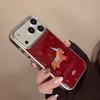 Позолоченный чехол для мобильного телефона Pony iPhone17promax 13 Праздничный красный 16 Apple 17 и другие модели