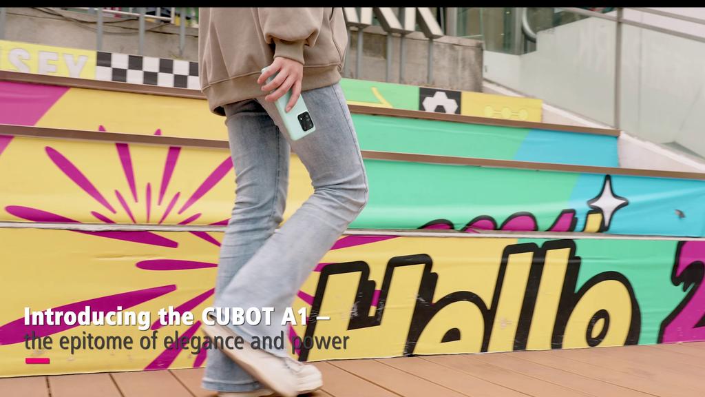 Cubot A1, Smartphone Android 13, 4GB RAM+128GB ROM, Octa-core, 6.56'' HD+ Screen, 13MP Camera, 5100mAh Battery, Face ID