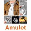 Vintage Chinese Flying Dragon Wing Pendant Necklace Chain Unisex Fashion Gothic Amulet Talisman Jewelry Party Gift