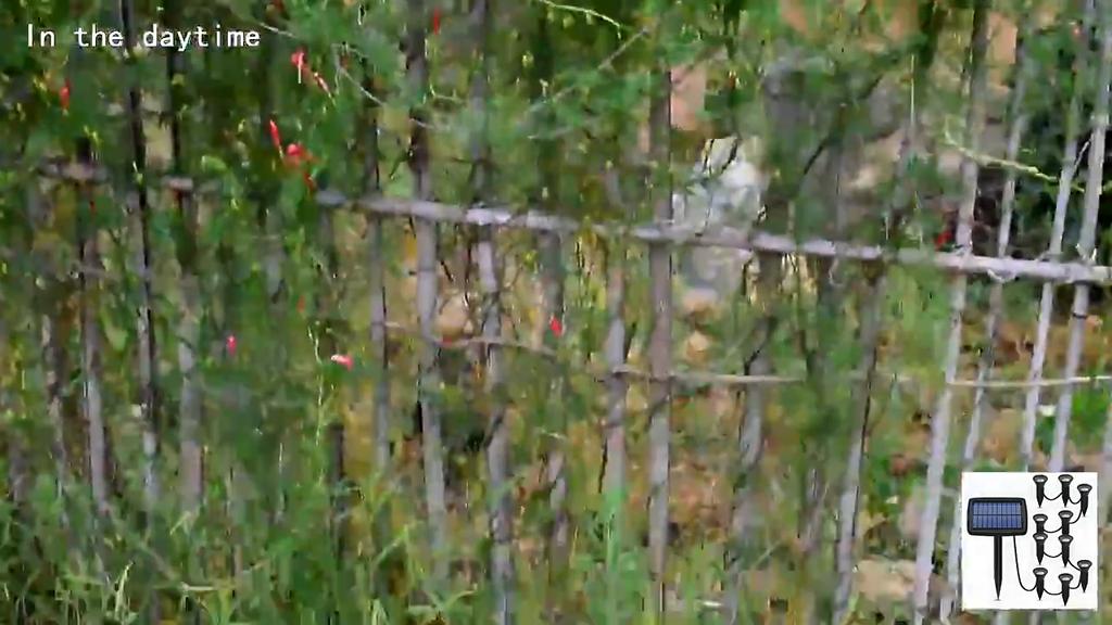 Солнечные садовые светильники 10 в 1 Освещение Декор для улицы Светодиодное Ландшафтное Сопротивление Садовое На батарейках Дорожка Погодное Газон Рождественские украшения