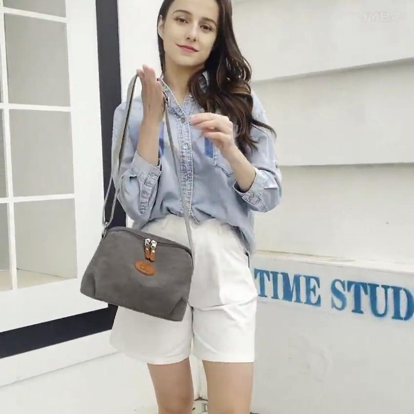 Ladies Casual Crossbody Bags for Women Messenger Bag 2024 Winter Female Small Canvas Clutch Purses Shoulder Bags