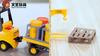 Industrial Forklift Inertia Engineering Vehicle Forklift Children's Toy Crane Crane Model Toy Flatbed Trailer