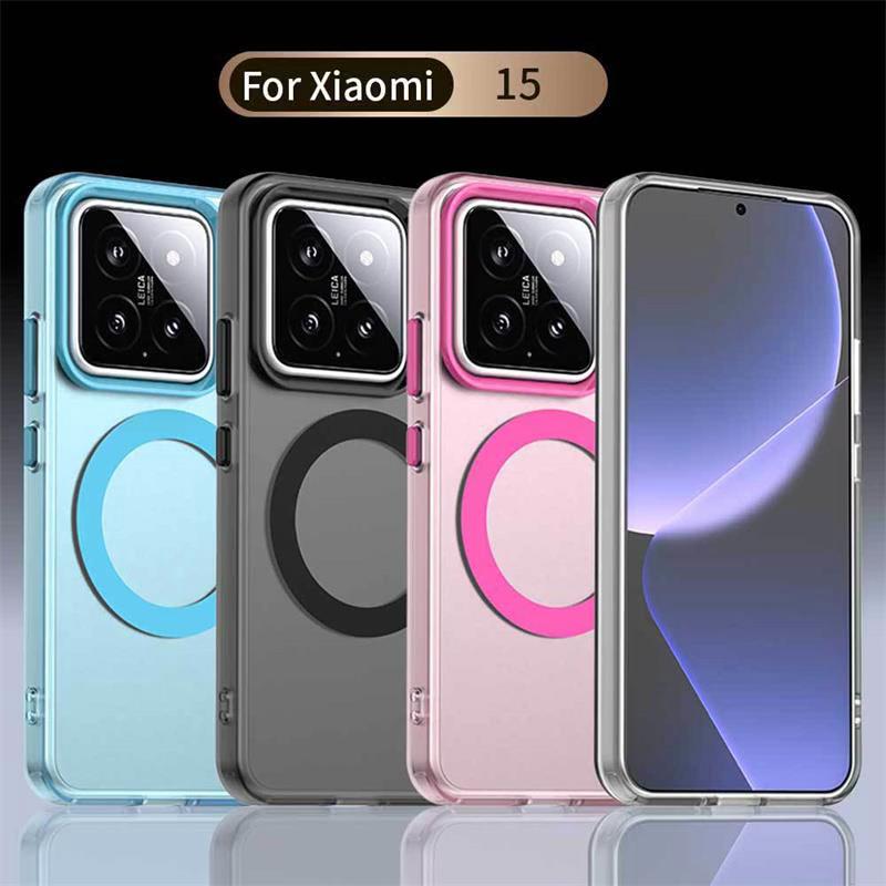 Case For POCO F7 Ultra for Magsafe Magnetic Wireless Charging Translucent Cover for POCO F7 Pro F7ultra Candy Bumper Matte Shockproof Magsafing Case