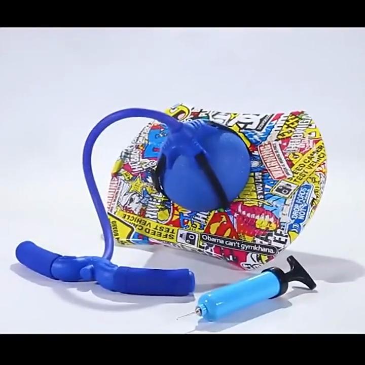 Pogo Ball with Handles. The Handles Are Adjustable, Equipped with an Air Pump, Suitable for Children and Adults, for Training Balance Capacity,