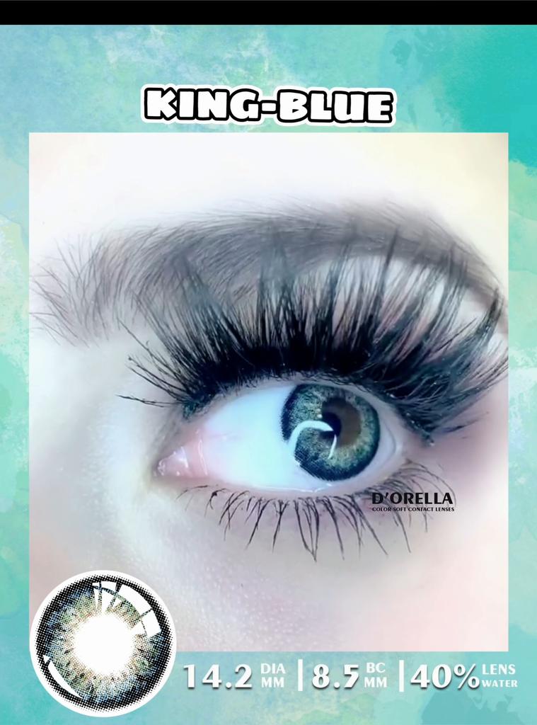 D'ORELLA 1 пара (2 шт.) натуральных цветных контактных линз для глаз, косметические контактные линзы, цветные контакты для глаз