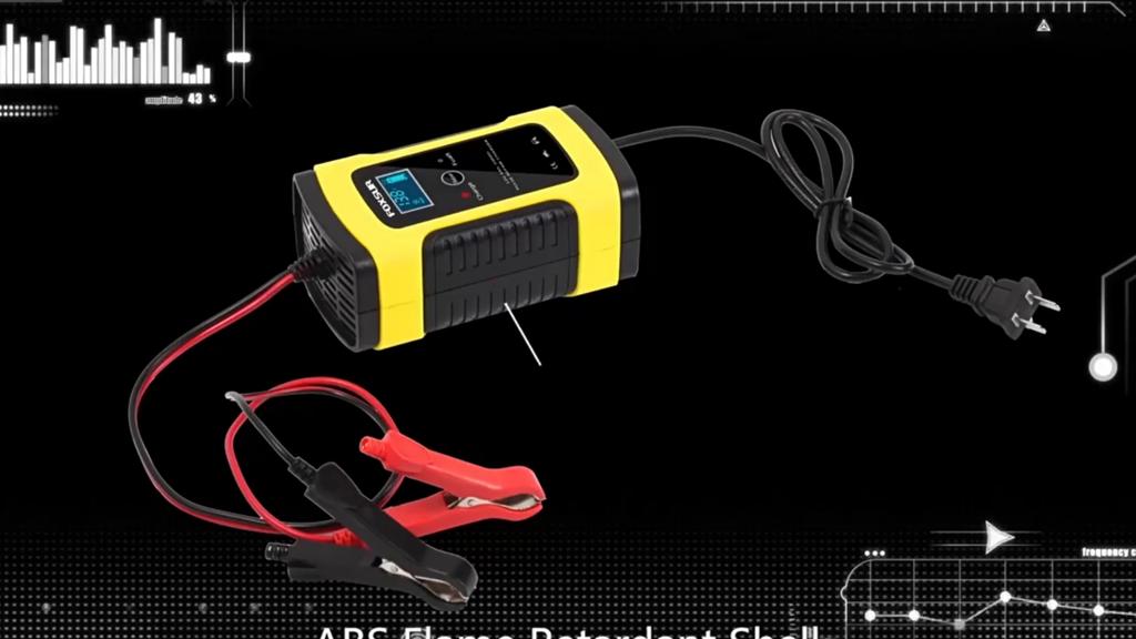 12 В 5 А импульсное зарядное устройство для ремонта аккумулятора мотоцикла автомобиля с ЖК-дисплеем, полностью интеллектуальное универсальное ремонтируемое свинцово-кислотное зарядное устройство