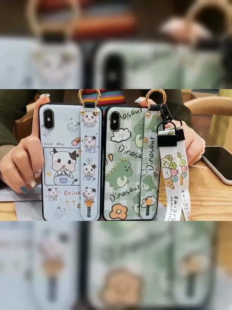 Wristband Cartoon Phone Case For Samsung Galaxy A16 5G/SM-166P/E Dirt-resistant Anti-knock Fashion Design Back Cover