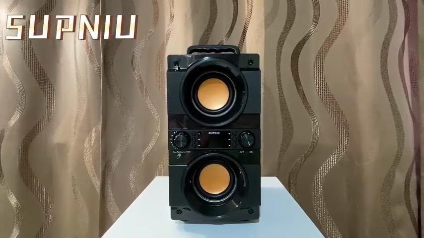 TOPROAD 60W Портативный Bluetooth-колонка.Стерео бас, устройство для Караоке Вечеринок.Всторин Сабвуфер Поддержка FM-радио RGB СВЕТОДИОДНЫЙ свет