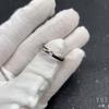 Модные открытые кольца для пар Кольца из микро циркона Простое кольцо из нержавеющей стали