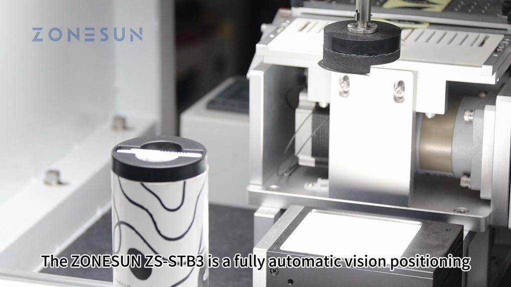 ZONESUN ZS-STB3 Automatic Vision Positioning Labeling Machine CCD Camera Guided Smart Visual Alignment