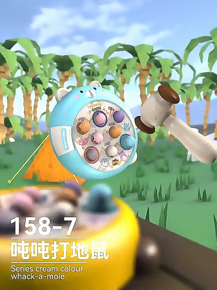 Развивающая интерактивная игрушка Игра "Ударь крота" хобби Молотки для стука включены Игрушка для стука Тюлень Игрушка Монтессори Подарок для ребенка