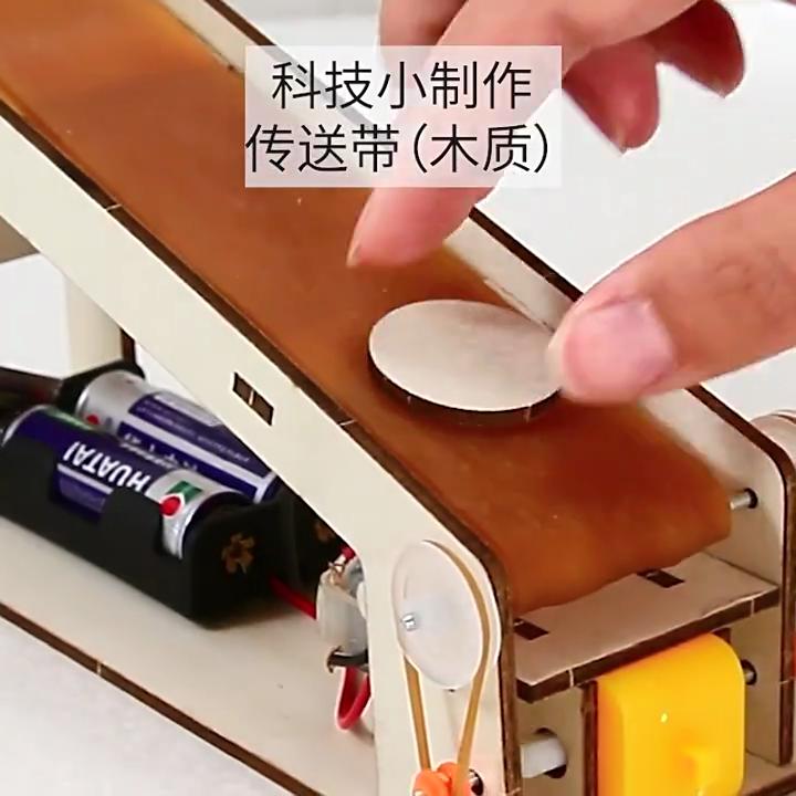 Childrens Science Experiment Kit With Diy Mechanical Conveyor Belt For Stem Learning And Motor Skills
