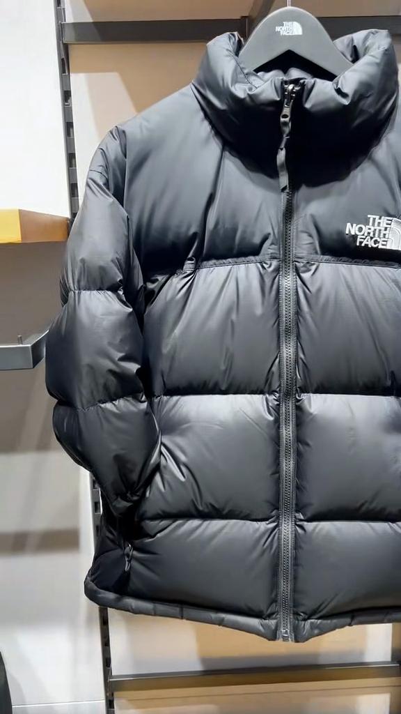 THE NORTHFACE/Норт 1996 Классическая черная пуховая куртка Тепло Зажим Преодолевает