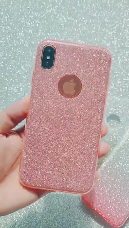 Для Apple Iphone 7 Plus Защитный ТПУ ПК Глиттер Чехол Для Телефона С Полным Покрытием Для Амортизации Ударов