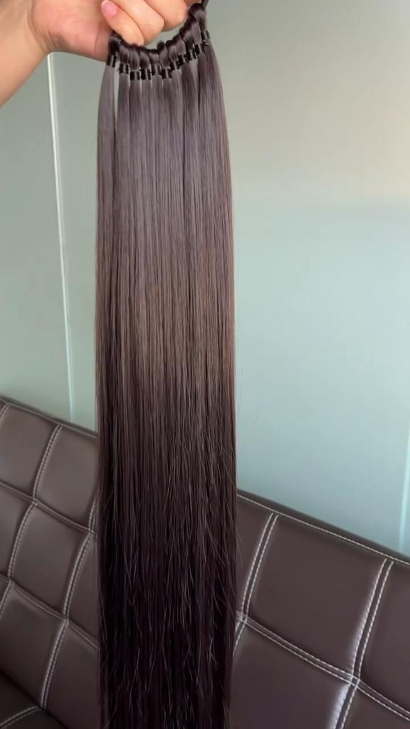 MISSQUEEN Synthetic Ponytail Extensions Wrap Around Elastic Hair Band Stretched Straight Ponytail With Rubber Band Braiding Hair For Women