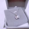 Tancision S925 стерлингового серебра Муассанит Роскошное индивидуальное ожерелье с подвеской женское классическое ожерелье прилив вечерние подарок