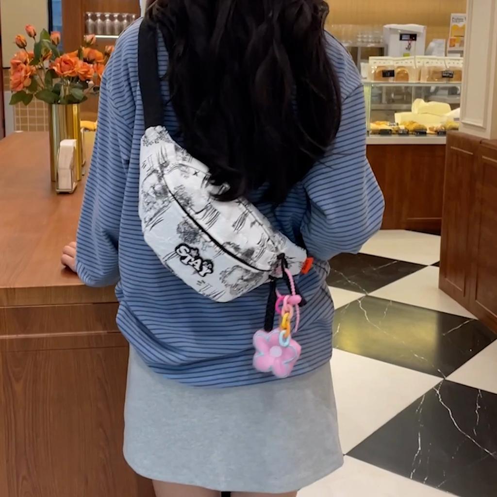 Сумка на грудь, сумка-банан для женщин, сумка через плечо, нейлоновая сумка на пояс для бега, повседневная поясная сумка, спортивная сумка на пояс в виде полумесяца