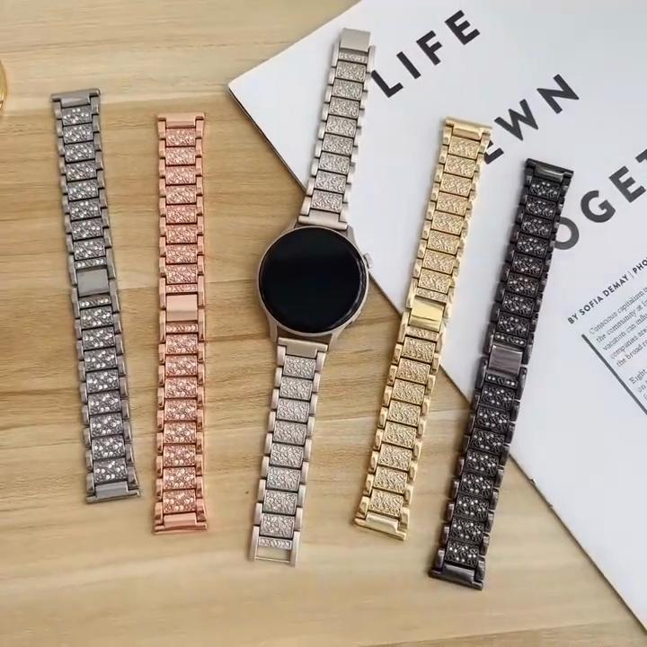 Алмазный ремешок из нержавеющей стали для Huawei Band 11 / 11Pro, роскошный блестящий металлический браслет на запястье, сменный ремешок для женщин, аксессуары