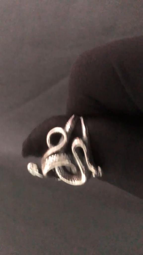 Кольцо «Змея» из фильма «Прирожденные убийцы» для мужчин в стиле панк, стерлинговое серебро 925 пробы, ювелирные изделия, реквизит для вечеринки, косплей, подарки на день рождения, Рождество