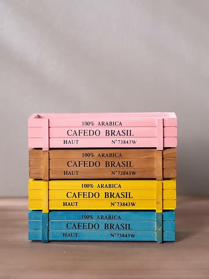 Natural Wooden Flowerpot Garden Decor Trough Decor Pots Succulent Boxes Rectangle Vase Vintage Crates Wood Flower Pot Home Tools