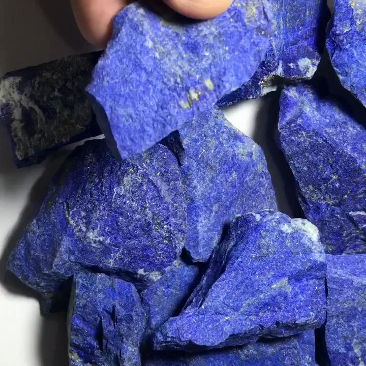 Lapis Lazuli Blue Natural Rough Crystal Stone for Reiki Healing and Crystal Healing Stones