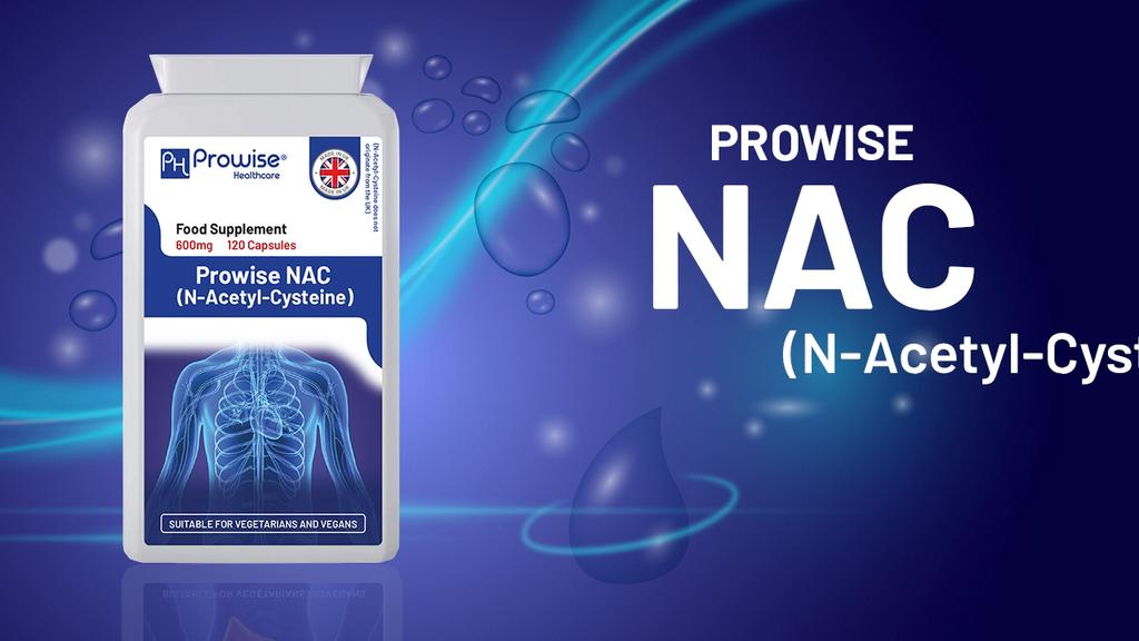 NAC N-Ацетилцистеин 600 мг 150 капсул | Произведено в Великобритании компанией Prowise Healthcare