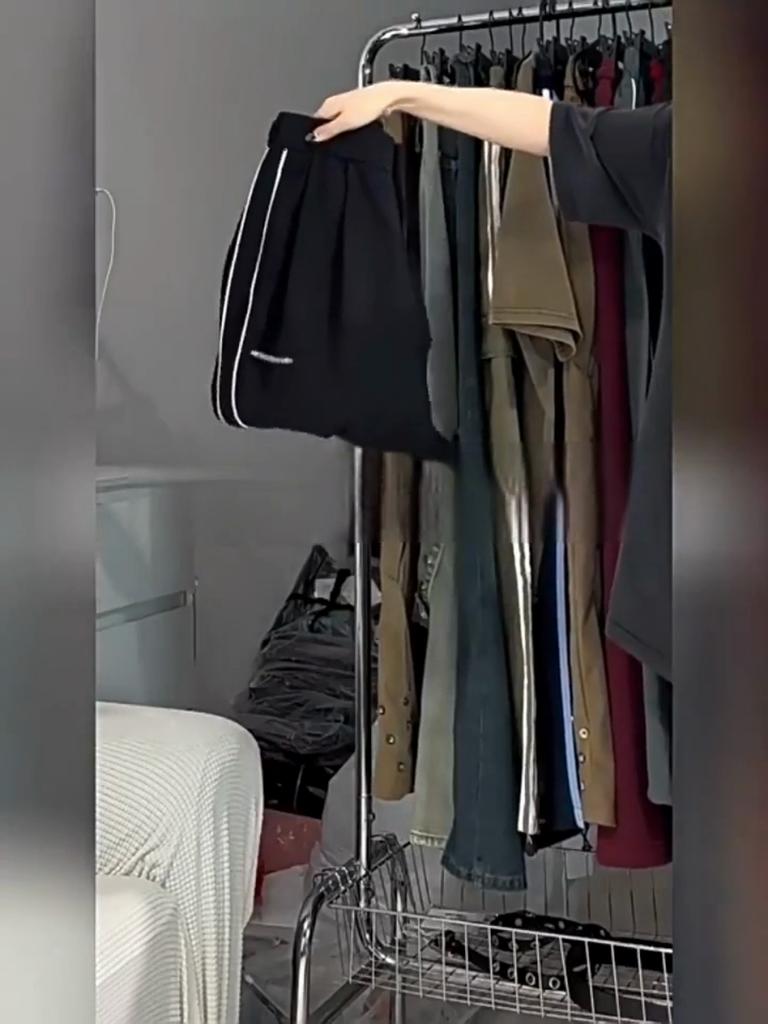 Хиппи, черные полосатые мешковатые брюки по бокам, Harajuku, корейские спортивные штаны большого размера, винтажные свободные спортивные брюки для бега, прямые широкие брюки