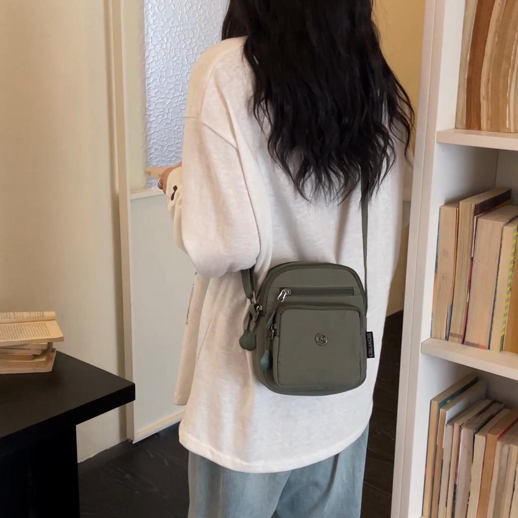 Женская сумка Легкая нейлоновая сумка через плечо Crossbody Сумка для мобильного телефона
