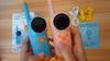Pack of 2, Small and Cute Toy Walkie-talkie for Children with a Range of 3 Kilometers