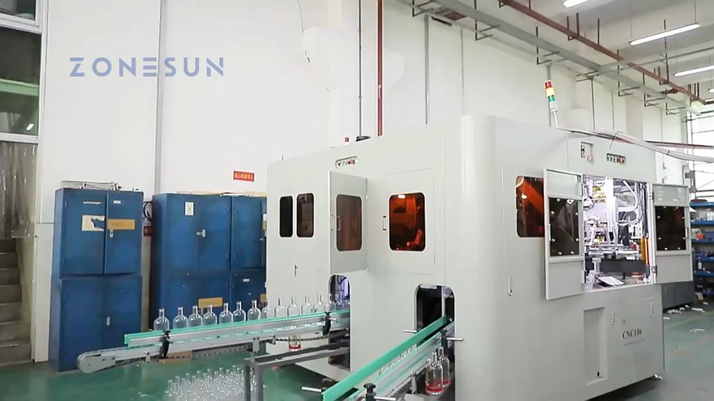 ZONESUN Многоцветная машина для шелкотрафаретной печати и горячего тиснения на бутылках ZS-SWP4