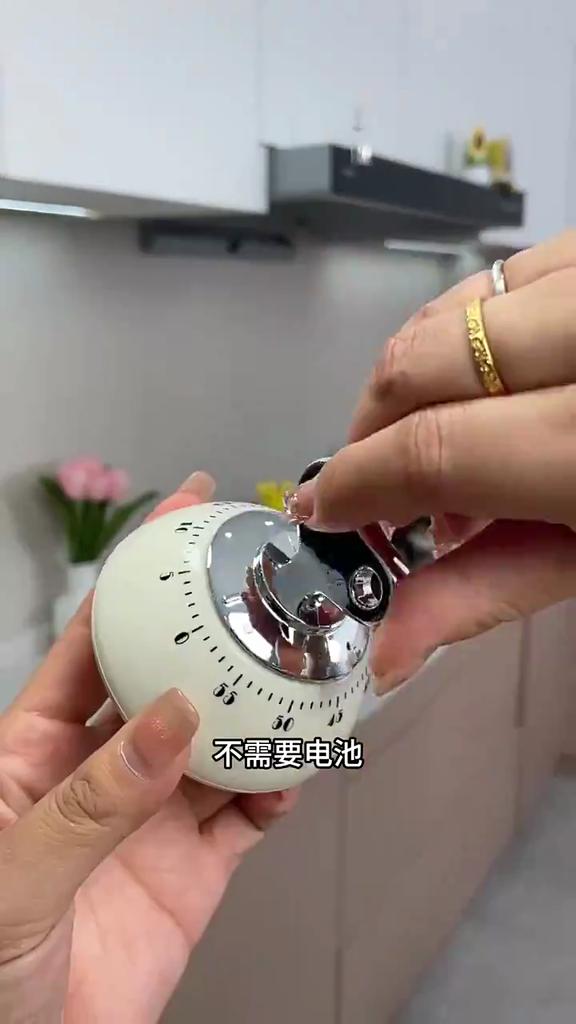 Magnetic Kitchen Timer Vintage Style Manual Countdown Cooking Baking Down Up Loud Alarm Magnet Clock Study Clock Kitchen