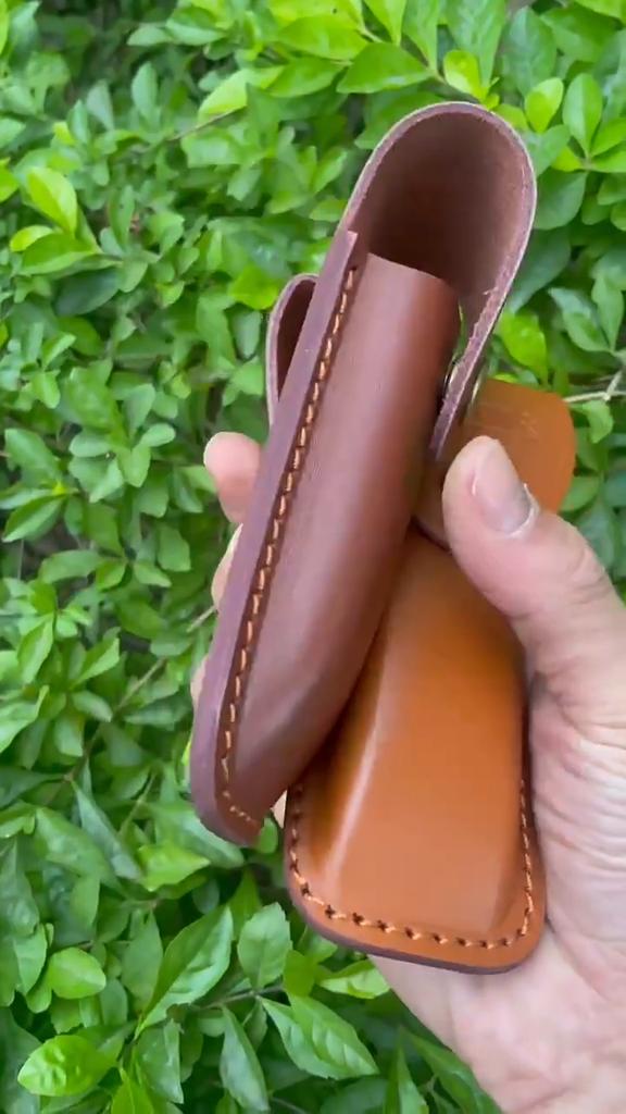 Держатель для складного ножа 15 см, тисненые ножны из воловьей кожи, чехол для карманного ножа, кожаный чехол, кобура для походного ножа, пряжка на ремне