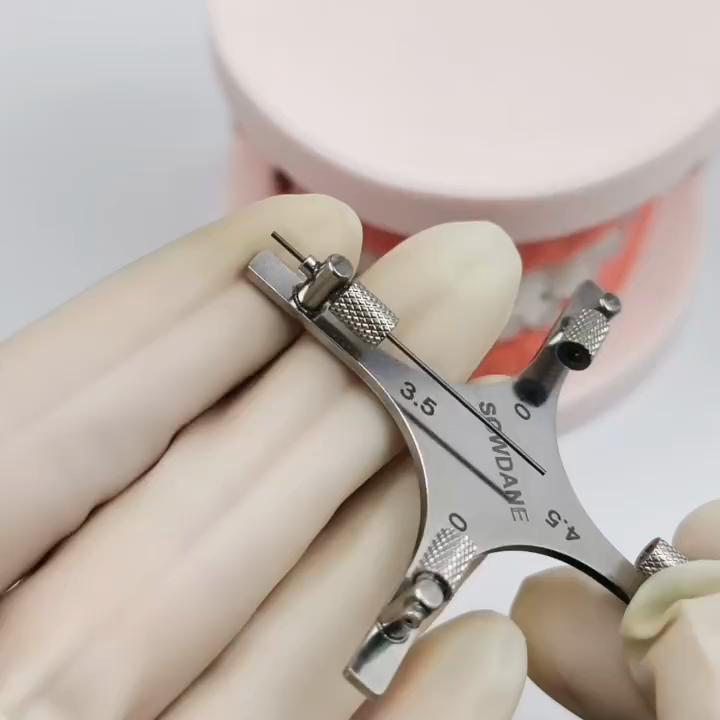 Крестообразный ортодонтический позиционер для брекетов, высокоточный позиционер для брекетов из нержавеющей стали с карандашным грифелем