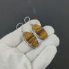 Серьги из натурального тигрового глаза, антикварные серьги из стерлингового серебра 925 пробы, серьги-подвески из серебра в стиле бохо, подарки для ваты, подарки для нее