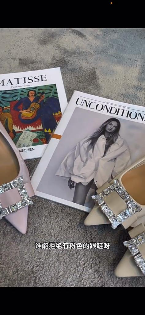 Весна и лето Новый стиль шпильки на высоком каблуке женские остроконечные стразы квадратная пряжка модные одинарные туфли