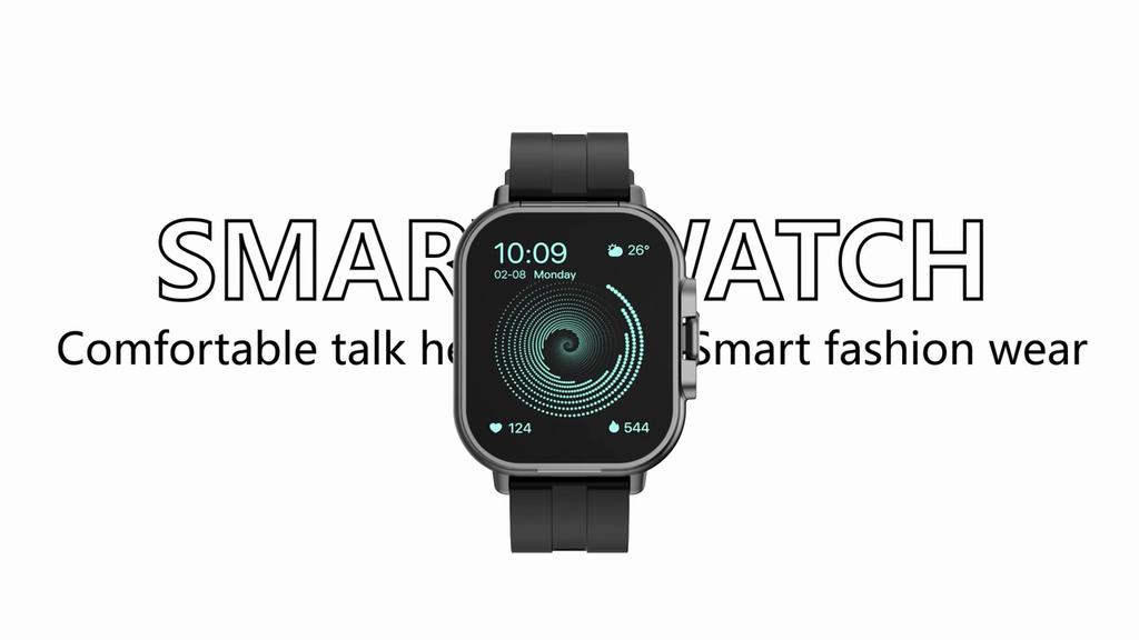 TWS 2 In 1 Smart Sports Watch Wireless Bluetooth Headset Calling Health Monitor Fitness Record Watches With Headset for Men Women