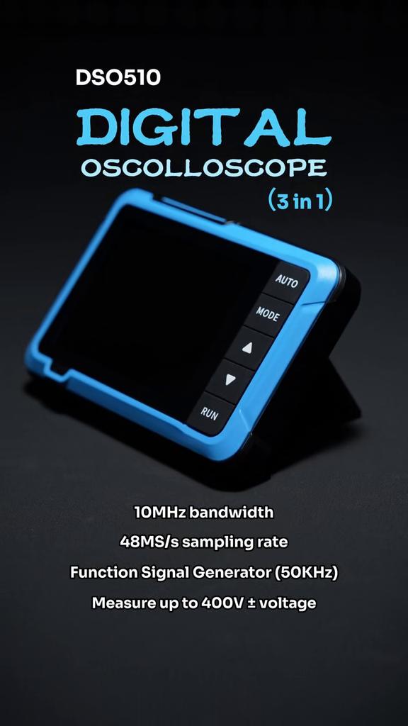 Новый DSO510 10 МГц полоса пропускания 48 Мвыб/с частота дискретизации Мини портативные электронные измерительные приборы